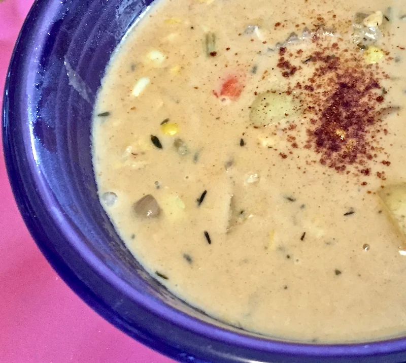 Bev Shaffer - Damn Good Corn Chowder - Chowder in Bowl