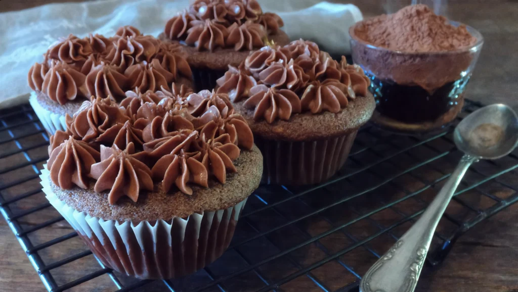 Bev Shaffer - Did Someone Say Chocolate - Frosted Chocolate Cupcakes